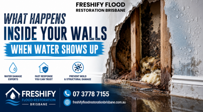 what happens inside your walls when water shows up