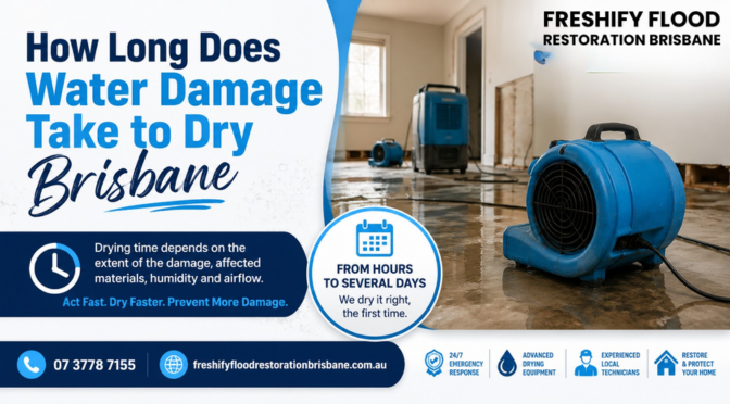How Long Does Water Damage Take to Dry?