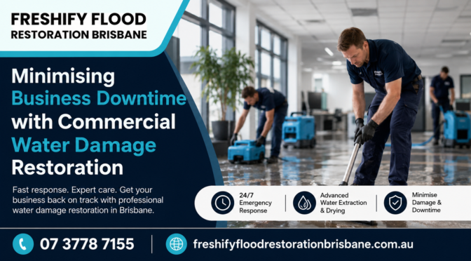 Minimising Business Downtime with Commercial Water Damage Restoration